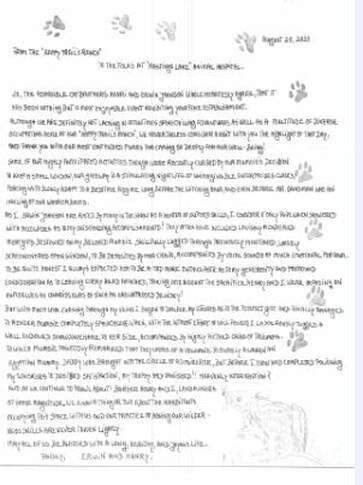 Henri Erwin Letter